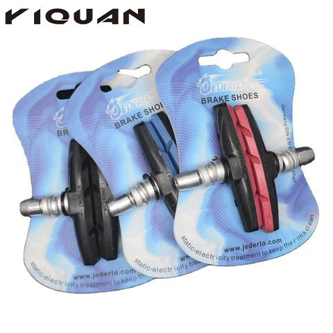 Durable Bicycle Silent Brake Pads Cycling V Brake Holder Pads Shoes Blocks Rubber Pad