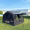 Hot Sale Outdoor Black Color Winter Camping Tent with Canopy Large Inflatable House Tent Travel Family Camping Air Tent