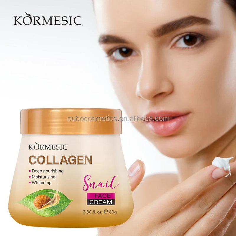 KORMESIC Milk Protein Extract Glycerol Moisturizing Allantoin Collagen Moisturizing Firming Face Cream Smoothing Repair Cream