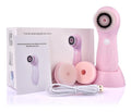 IPX7 Face Clean System Facial Cleansing Brush 6 Different Function Brush Heads Electric Rotating Wash Facial Brush