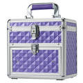 Manicure Nail Styling Organizer Case Large Makeup Case with Mirror Drawer Lockable Makeup Box Professional Cosmetic Train Case