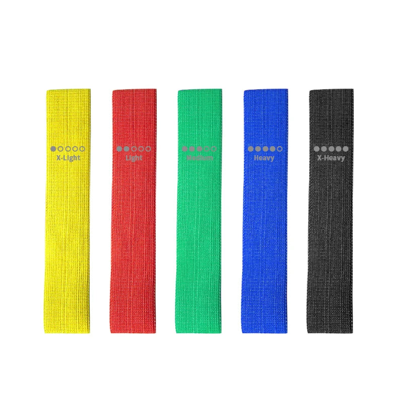 KS-1025#Comfortable Exercise Gym Sturdy Fitness Cotton Loop Mini Elastic Hip Circle Fabric Resistance Bands