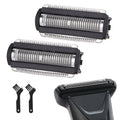 Manscaped Replacement Double Edge Blades Lawn Mower 5.0 Body Hair Trimmer Men's Ball Shaver Heads 2 Pack Shaving Accessories