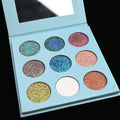 Eye Shadow Pallet Customize 9 Color Pigment Matte Shining Glitter Eye Showdow Eye Shadow Palette