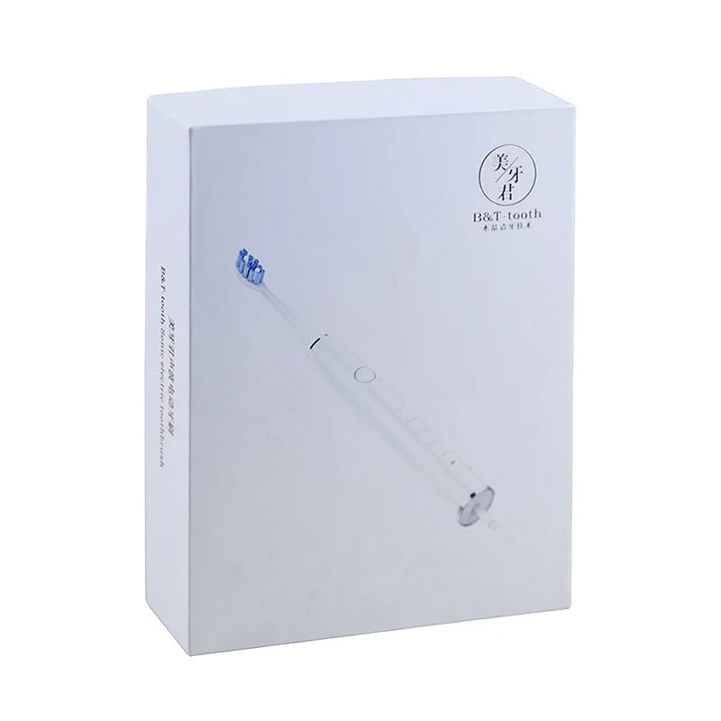 Wholesale Lid and Base White Cardboard Paper Gift Box for Electric Toothbrush UV Logo and Hot Stamping Paper Packaging Box