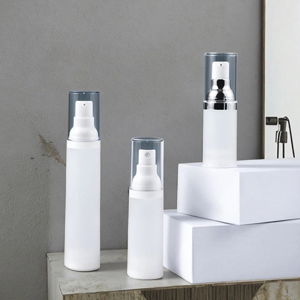 Fuyun 15ml/30ml/50ml Airless Spray Plastic Cosmetic Pump Bottle with Silk-screen Printing for Serum Pump Sprayer