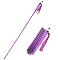 OKHEALING T800 Carbon Fiber Trekking Poles - 5-Section Telescopic Folding for Hiking & Mountaineering