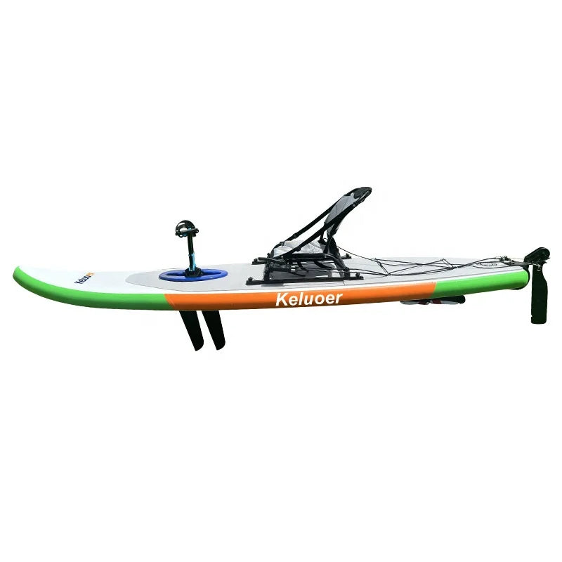 Custom 10FT Drop Stitch Unisex Sit-On-Top Inflatable Composite SUP Rudder CE Certified 160kg Load Capacity Fully Equipped for