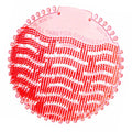 O-Cleaning Wave2.0 Anti-Splash Urinal Screen MatLong Bristles Urinal Cake Odor Protection Deodorizer PadToilet Odor Freshener