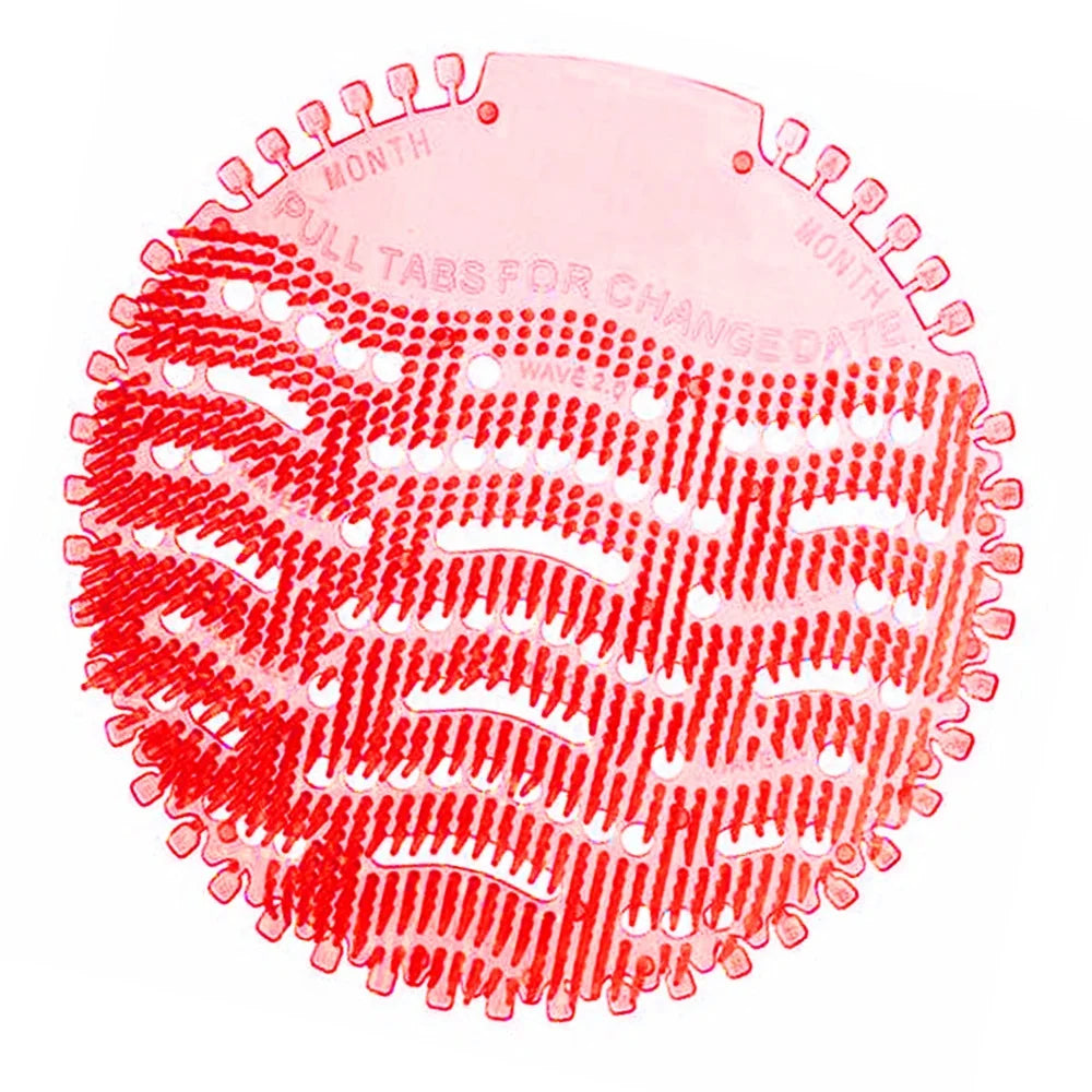 O-Cleaning Wave2.0 Anti-Splash Urinal Screen MatLong Bristles Urinal Cake Odor Protection Deodorizer PadToilet Odor Freshener