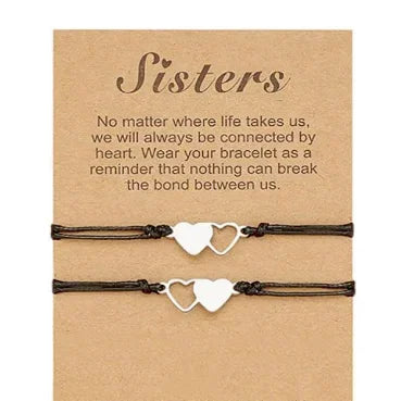 Hot-sale Fashionable Heart Design New Design Stainless Steel Jewelry Bracelet Couple Gifts Men Women Black Silver Plated