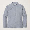 Men's Performance Mock Neck Long Sleeve T Shirts Raglan Sleeve Lightweight Base Layer