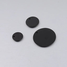 Factory Customization Personalized Mirror Polished Stainless Steel Hollow Pet Blank Label Round Pendant Jewelry Wholesale