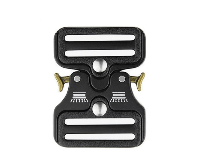 OEM 38mm Round Quick Release Buckle Zinc Alloy Metal with Steel Copper Plating for Bags & Belts Bag Parts & Accessories