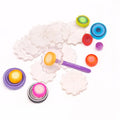 Clear Flower Round Shape Curling Coach Quilling Tool for DIY Handmade Quilling