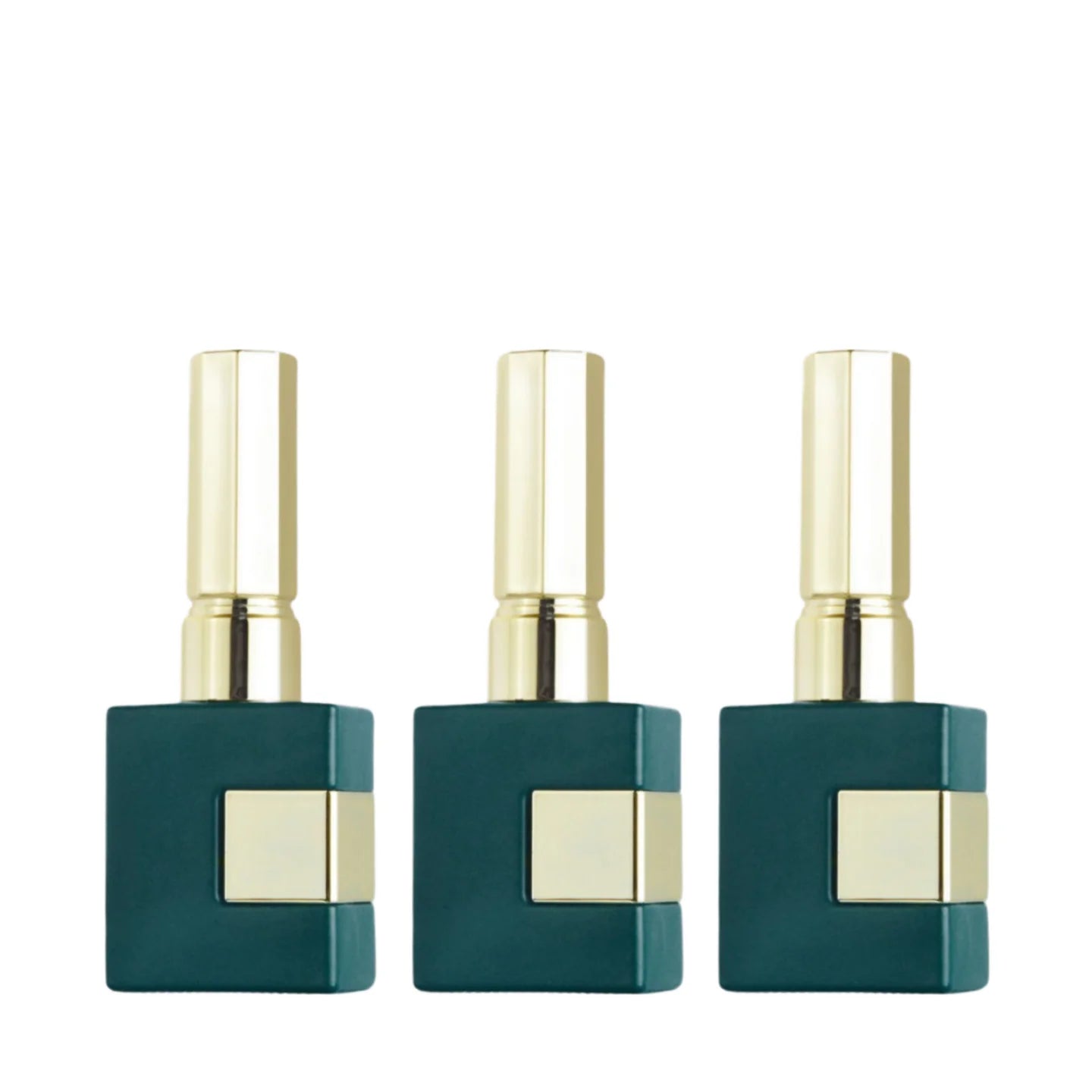 L 14ML Golden Nail Gel Polish Bottles Luxury Custom Logo Luxury Gel Nail Polish Bottle Screen Printing Surface Handling