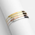 EManco Personalized Bar Bracelet Titanium Stainless Steel Pulsera De Custom  Bracelet Jewelry for Women Gift