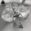 VAF New Design 60CM Starry Hollow Pendant Stainless Steel Full Polishing Independent Design Trend for Unisex