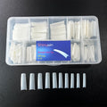 Hot Selling French Salon square Nail Tips New extra Long Straight Nail Tips Perfect Thin Flexible Straight Form