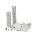 Stainless Steel Slotted Countersunk Screws
