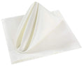 Wholesale Polyester Dinner Napkins Customized White 21x21 Washable Table Napkins with Hemmed Edges for Wedding Party