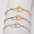 Summer New Style Creative Stainless Steel Heart Bracelet Anklet Foot Chain for Women