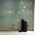 Modern Waterproof Anti-Static Flowers and Birds Wallpaper Mural for Bedroom Living Room Wall Decoration Eco-Friendly Stylish