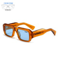2025 New Unisex Retro High-End Sunglasses Thick PC UV400 European American Style Polarized New Fashion Sunglasses Custom Logo
