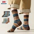 new arrive good quality Men's spring combed cotton ethnic style breathable socks fashion comfortable anti-odor casual crew socks