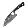 Professional Japanese Nakiri Knife 8-Inch Damascus Steel Boning Knife with Carbon Fiber Handle Kitchen Chef Santoku Knife