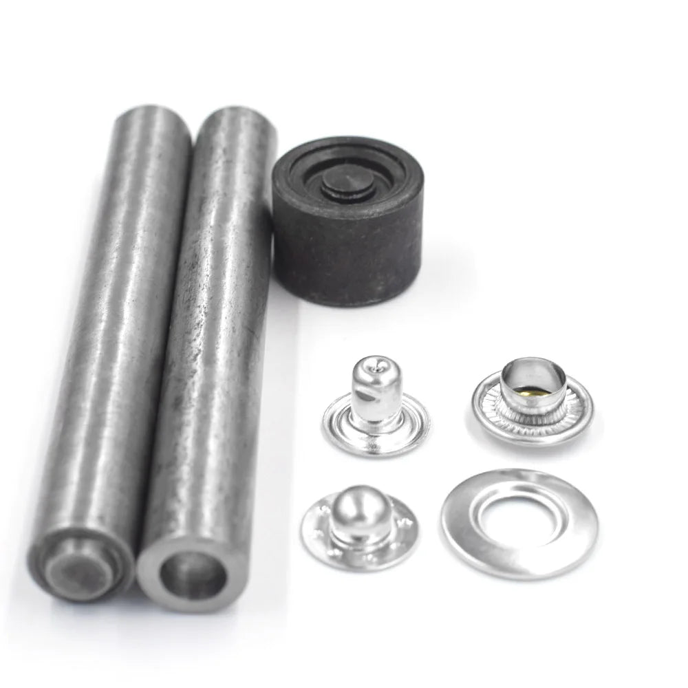 Snaps Tools Leather Rivets Buttons EU Environmental Non-toxic Snap Buttons Brass Rivets  Metal BUCKLE Eyelets
