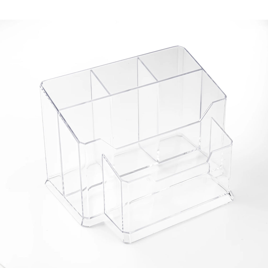 Wholesale Good Quality Acrylic Material Nail Brush Pen Holder Nail Art Tools Storage Box Multi Function Manicure Tools Holder