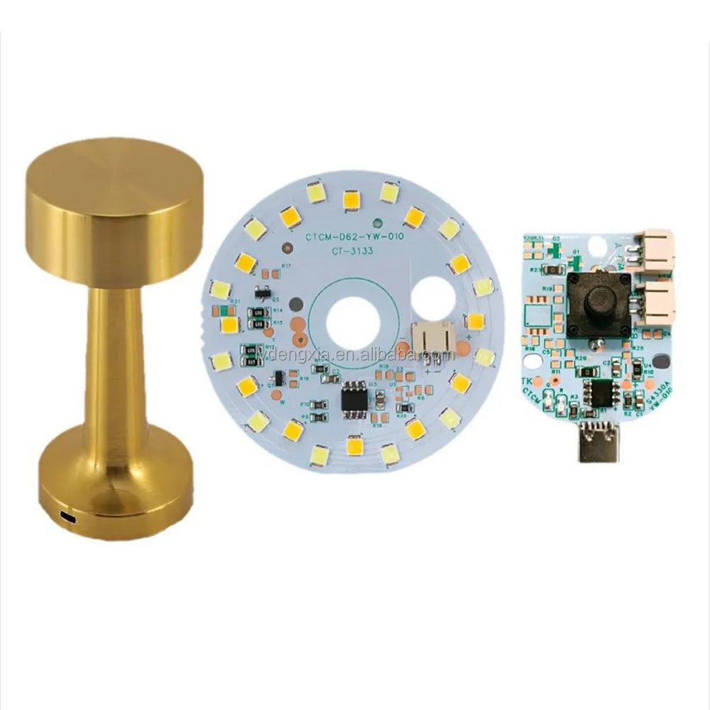 Table Lamp Pcb USB Rechargeable Led Touch Switch Dimmable Desk Lamp Complete Set of Light Source Accessories DIY Led Module