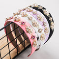 Rhinestone Baroque Headband Classical Hair Band for Women Girls Party Wedding Hair Accessories