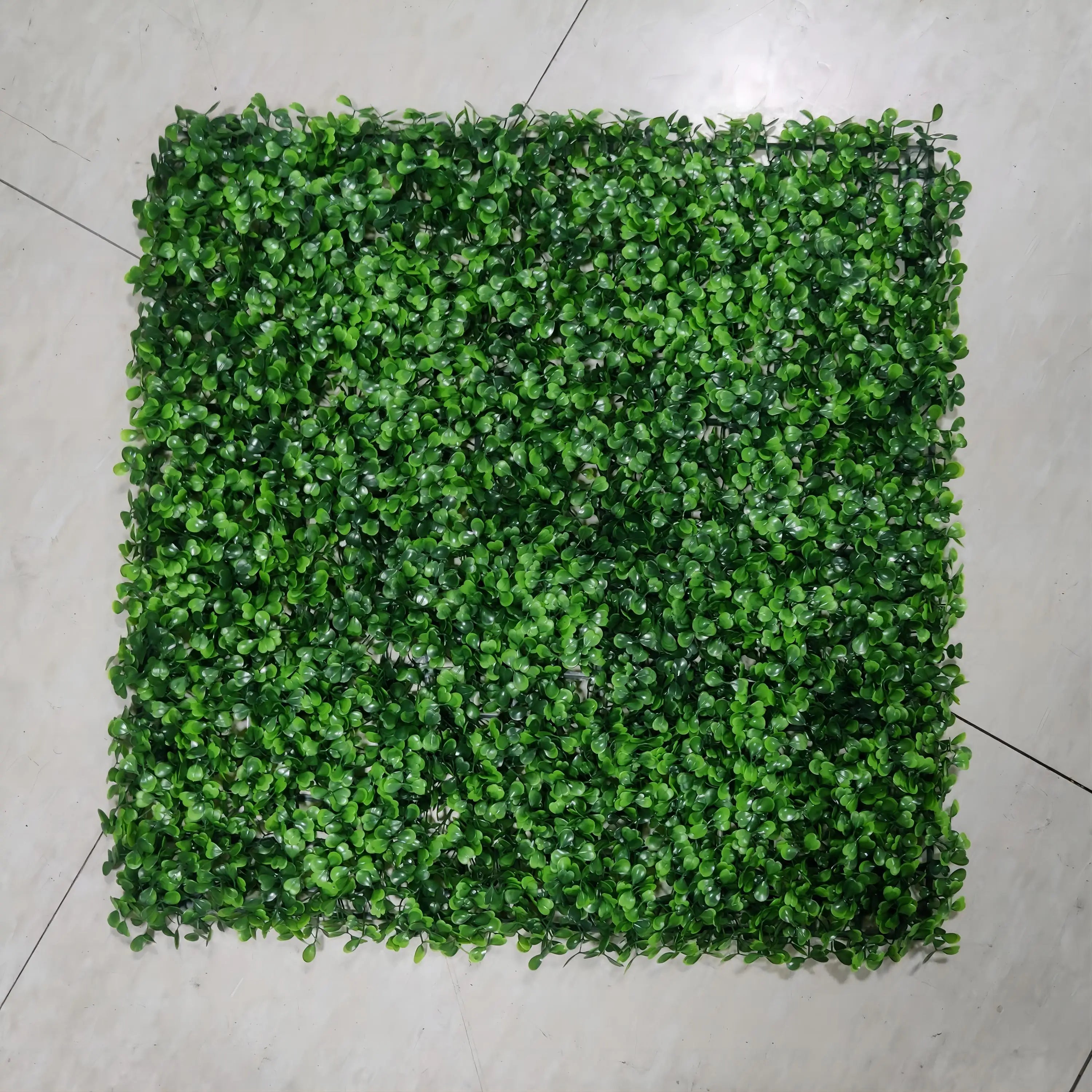 50x50cm Home Garden Artificial Boxwood Hedge Panel Green Grass Wall and Artificial Plant Wall Grass Wall