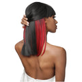 X-TRESS Mixed Colored Synthetic Hair Wigs Straight Bob Natural Hair Wigs Synthetic Middle Part Lace Front Wig for Women Daily MegaBDM