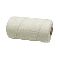 Factory Wholesale 3mm 4mm 5mm Twisted White Cotton Single Strand Rope Macrame Cord for DIY Decorative