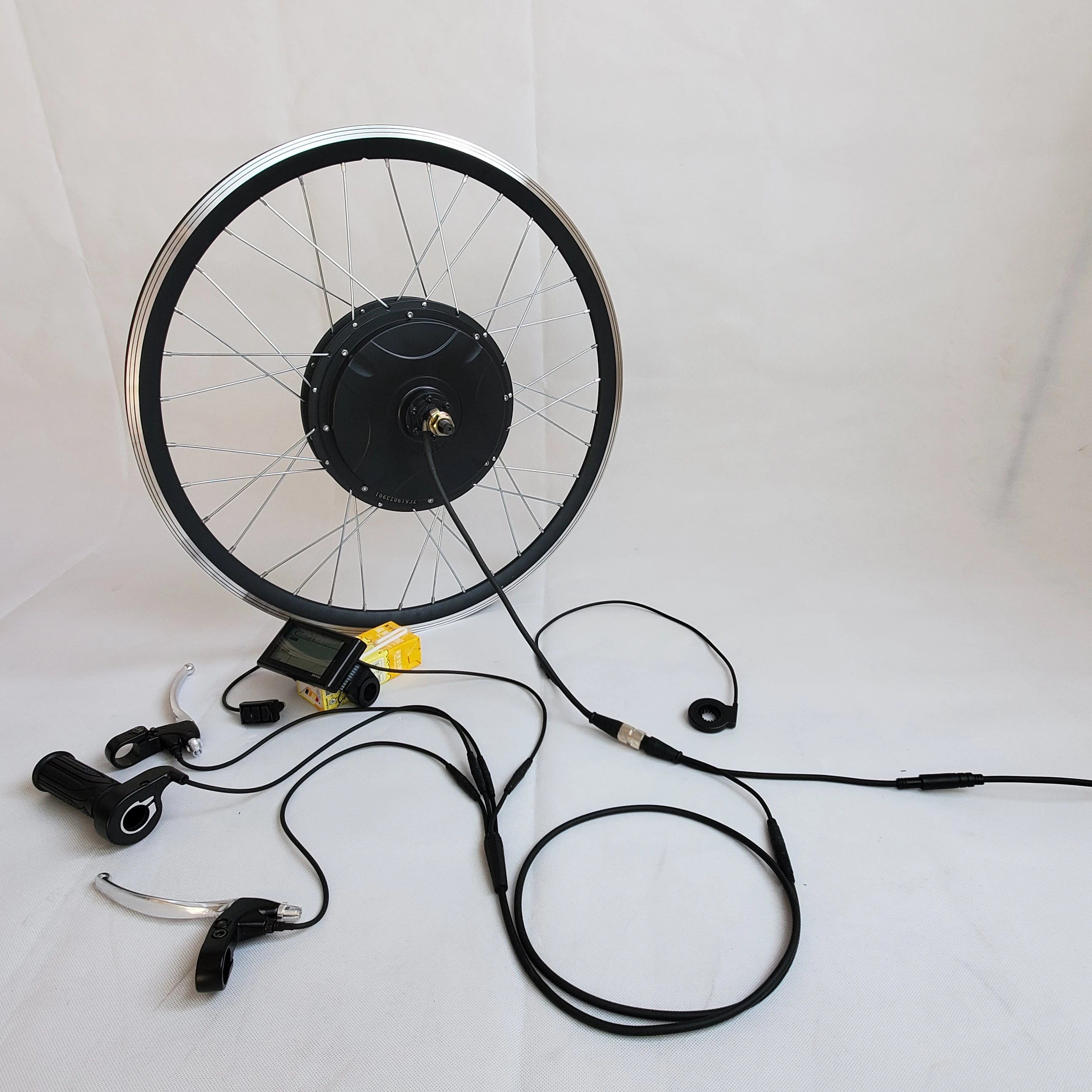 2021 Best Sale 48 Volt 1000W Waterproof Wheel Hub Motor Kit Integrated Controller LCD Bike Conversion Electric Ebike Conversion