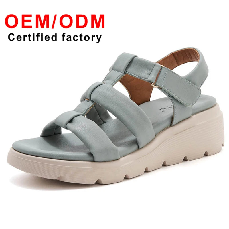 Hot Selling Women's Summer New Casual Comfortable Comfortable Simple Outdoor Thick Bottom Beach Sandals Fashion Shoes Women