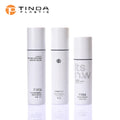 Cosmetic Skin Care Packaging 100ml Recyclable White Silk Screen Printing Plastic Bottle Wholesale Press Pump False Eyelashes