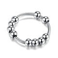 Wholesale Anti Anxiety Fidget Spinners Bead Ring for Women and Men Jewelry