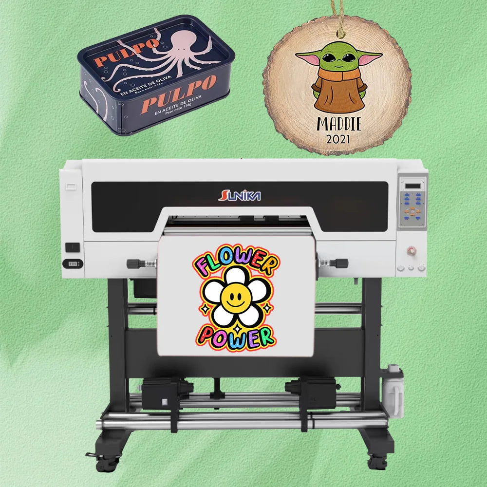 SUNIKA 2 Dual Head Digital Printing I3200 DTF Printer 24 Inch PET Film DTF Printing Machine T-Shirt Printing