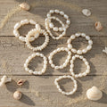 Customized Natural Freshwater Pearl Rings Adjustable Rice Pearl Elastic Ring Simple Women's Antique Pearl Natural Rings
