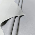 New Process Silicone Coated 100% Blackout Curtains Drapes Permanent Inherent Flame Retardant Black Out Fabric for Curtains
