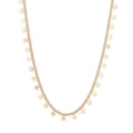 Custom Fancy Star Luxury Girls Stainless Steel Layer Gold Necklace Jewelry