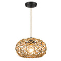 Creative Retro Industrial Style Twine Pendant Lamp Lampshade Home Decoration Dining for American Restaurant Bar Ceiling Lighting