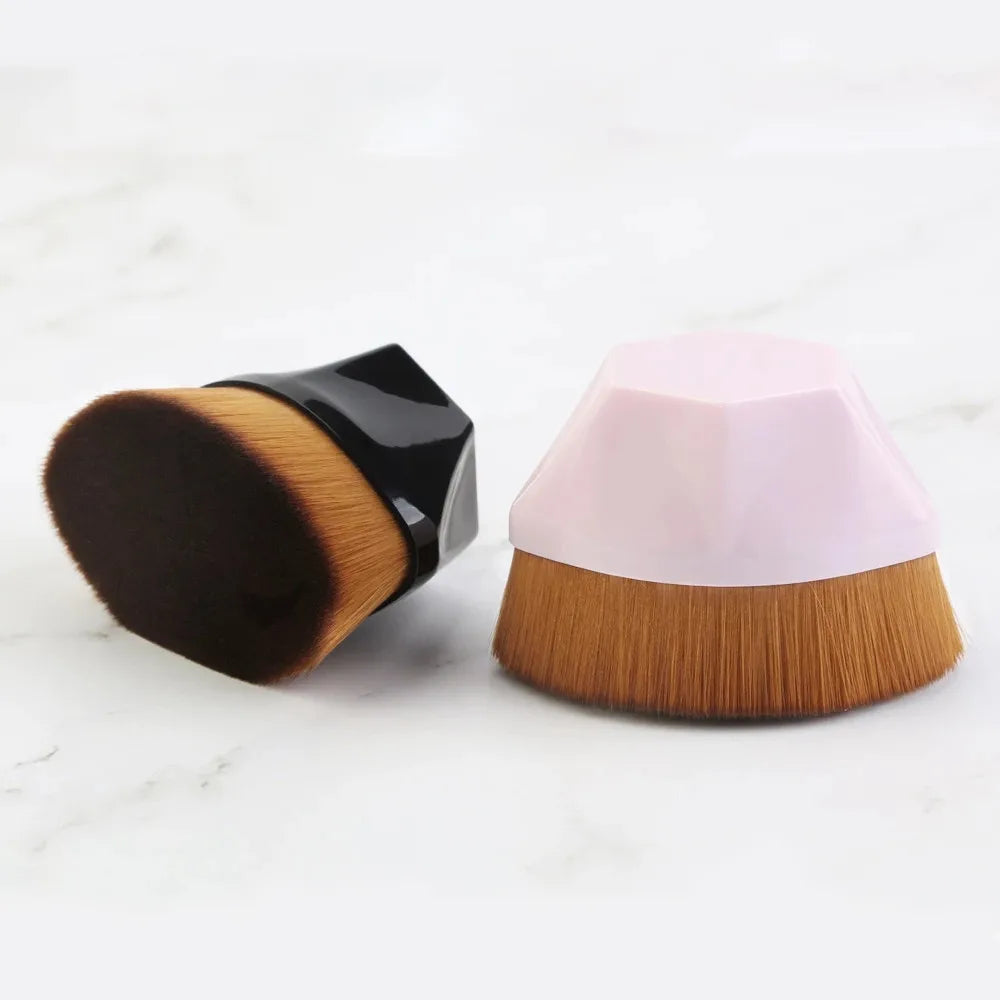 Professional Flat End #55 Powder Foundation Brush  Loose Powder Brush Fashion Round Head Big Size Powder Makeup Brush