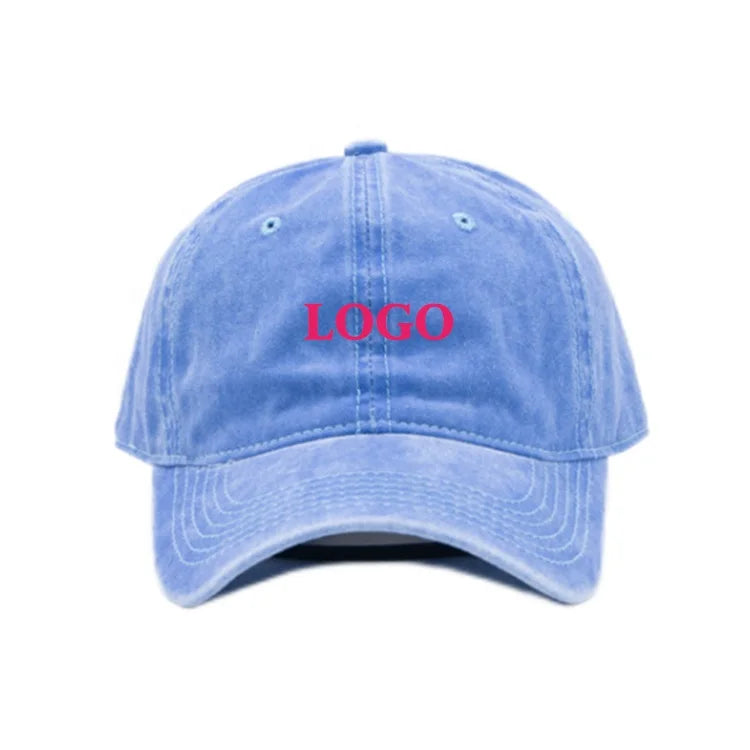 Wholesale Soft Custom Embroidered Printed logo Trucker Hat Summer 100% Cotton Blank 6 Panels Baseball Hats Hat for Men