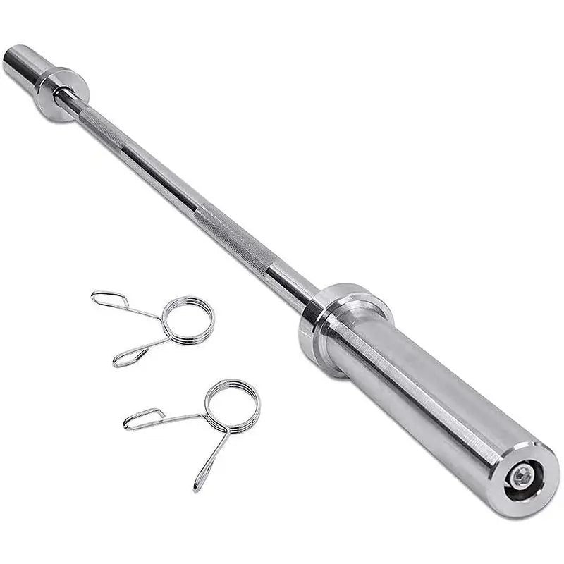 Ready to ShipPopular Fitness Black Hard Chrome Powerlifting Competition Weight Lifting Barbell Bar