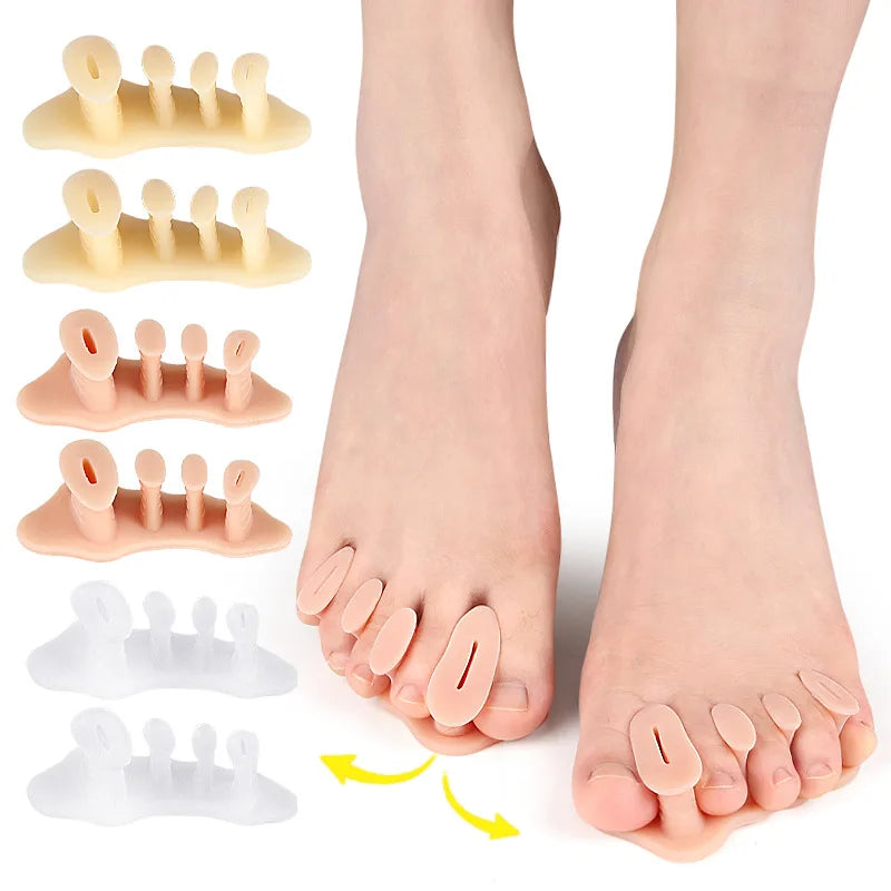 Silicone Gel Hammer Toe Straightener Corrector for Curled Toes Hallux Valgus Feet Foot Care Bunion Adjuster Tool